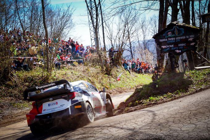 Croatia Rally 2023 Yaris corner