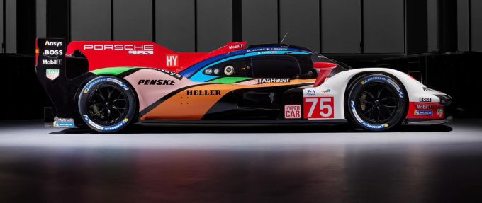 Porsche LMDH colorful livery Le Mans 2023 foto 3