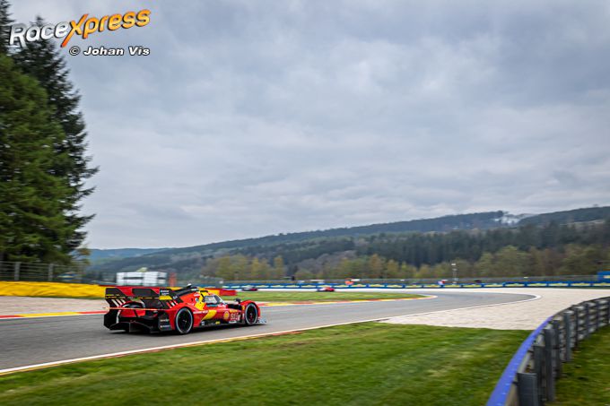 Nr51 AF Corse Ferrari 499P James Calado, Alessandro Pier Guidi en Antonio Giovinazzi