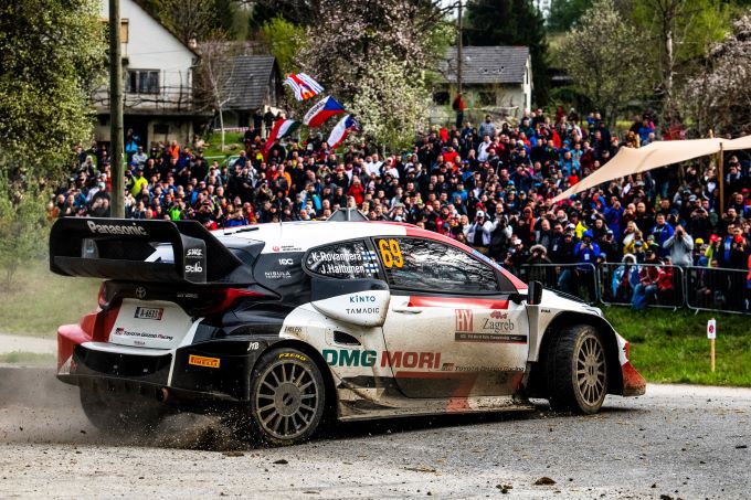 Kalle Rovanperä Toyota Yaris Rally Croatia 2023