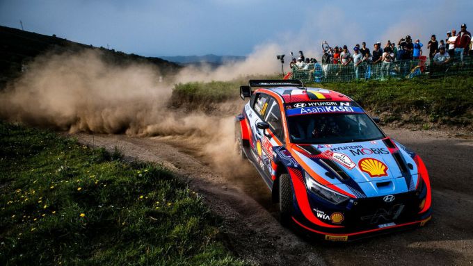 Vodafone Rally de Portugal 2023 Hyundai actie