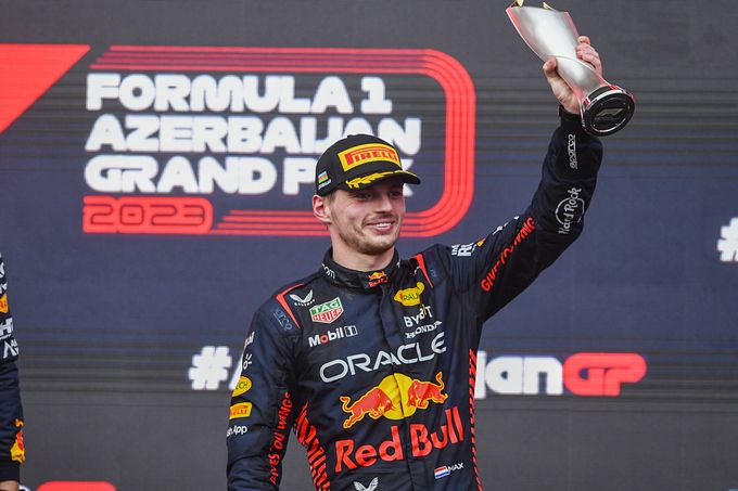 Max Verstappen F1 podium
