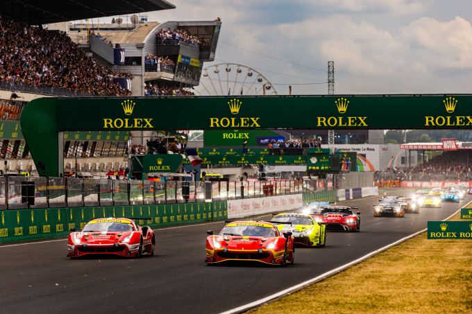 24H Le Mans 2023 GT veld na de start