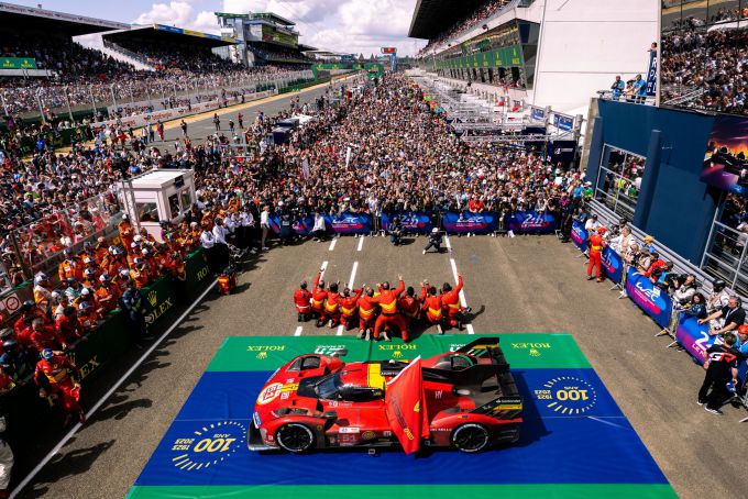 24H Le Mans 2023 Ferrari winnaar foto 6