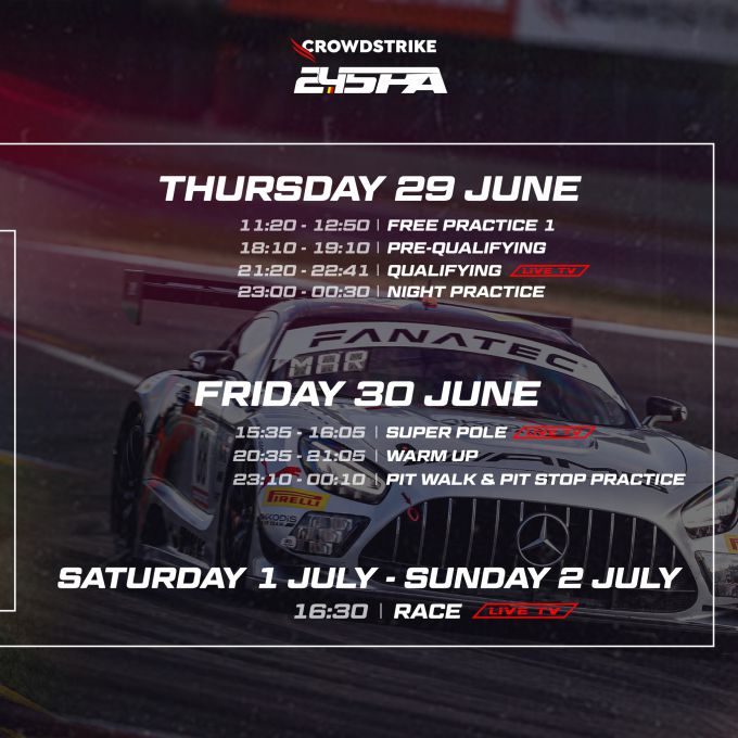 CrowdStrike 24 Hours of Spa 2023 foto 7