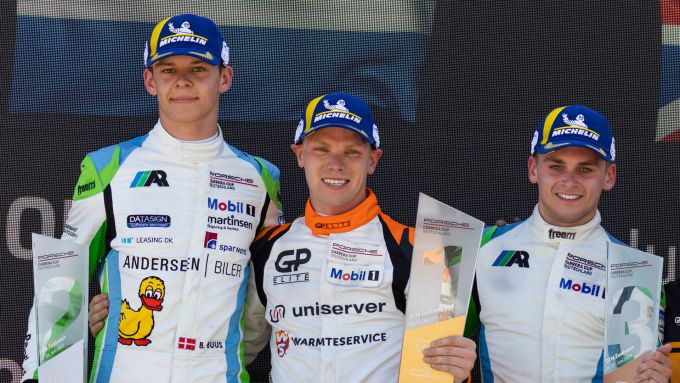 DTM Zandvoort Porsche Carrera Cup Deutschland foto 4 Podium Buus Ten Voorde King