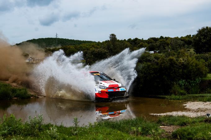 Rally Italia Sardegna Elfyn Evans Toyota Yaris