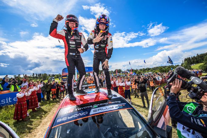 WRC Rally Estonia 2023 Toyota Rovanpera winnaar foto 2