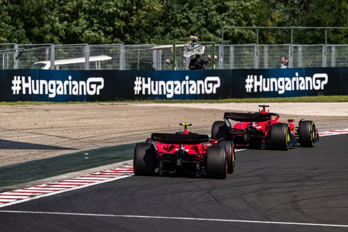 Ferrari in GP Hongarije 2023 foto 3