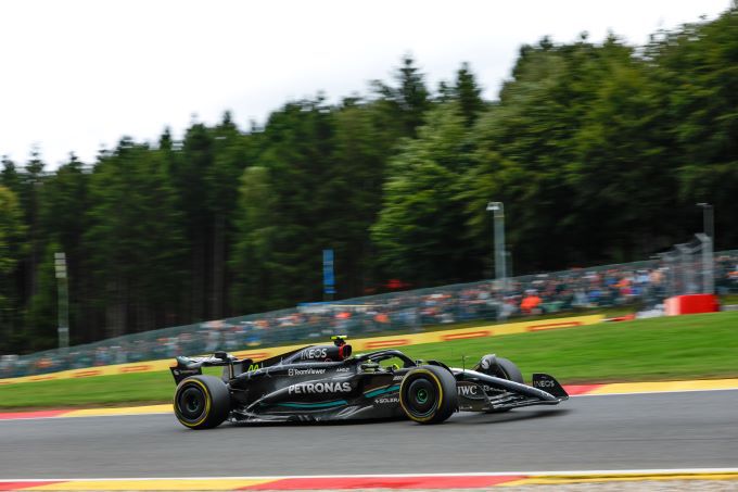 Lewis_Hamilton_actie_Spa F1 Mercedes