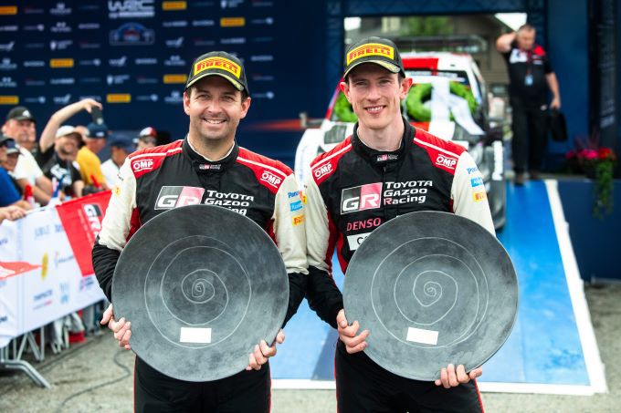 Secto Rally Finland finale zondag Foto 2 Elfyn Evans/Scott Martin (Toyota GR YARIS Rally1 HYBRID)