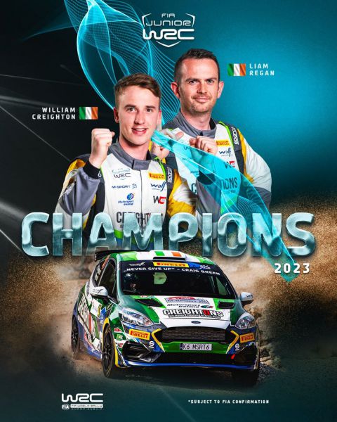 FIA World Rally Championship Acropolis Rally 2023 foto 15 WRC Junior kampioen 2023