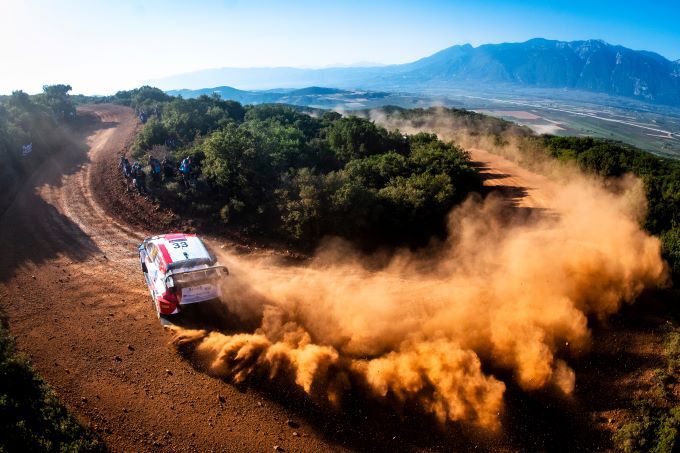 EKO Acropolis Rally Griekenland Toyota Yaris actie