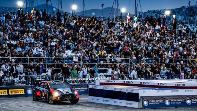 Acropolis Rally 2023 P2 Esapekka Lappi/Janne Ferm Hyundai i20 N Rally1 HYBRID