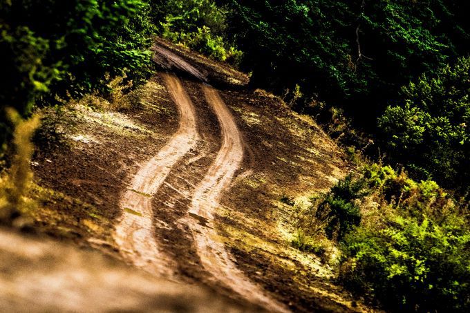 EKO Acropolis Rally Griekenland modderpad