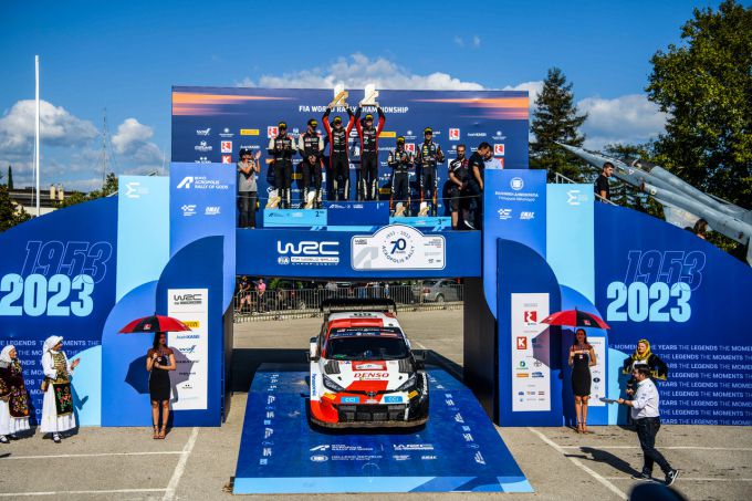 FIA World Rally Championship Acropolis Rally 2023 Congratulations_Kalle