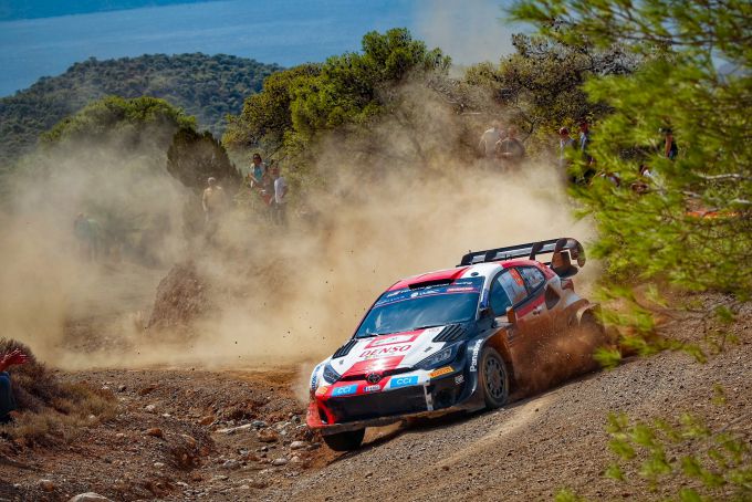 FIA World Rally Championship Acropolis Rally 2023 Kalle Rovanperä/Jonne Halttunen actie Toyota GR YARIS Rally1 HYBRID