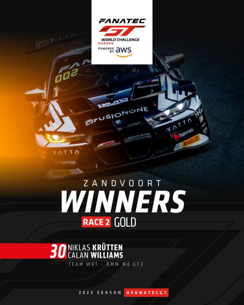 Fanatec GT World GT Championship EU powered by AWS Sprint Cup Round 10<br />
Circuit Zandvoort Foto Nr7