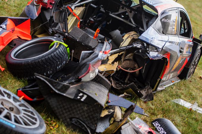 Central European Rally crash Lappi