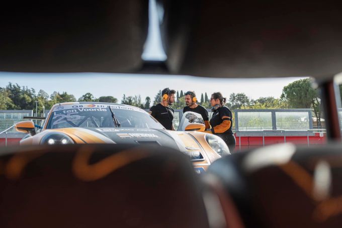 Porsche Carrera Cup Italia Imola Larry ten Voorde foto 2