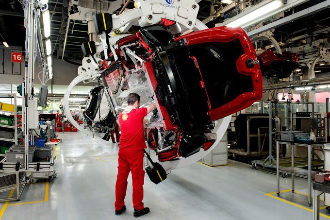 Ferrari plant Maranello Ferrari SpA