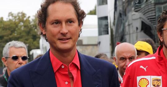 John Elkann, president van Ferrari