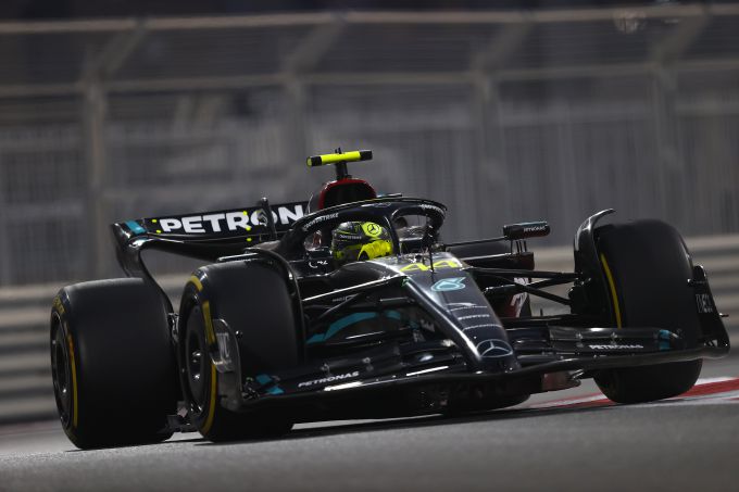 Lewis Hamilton F1 Mercedes actie