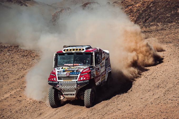De nieuwe Tatra Bugygra EVO3 truck met Pascal de Baar