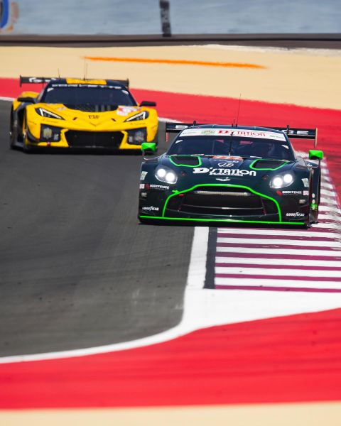 Qatar WEC Prologue - 2e dag Nr777 D-station Racing Aston Martin Vantage GT3 Evo van Marco Sorensen