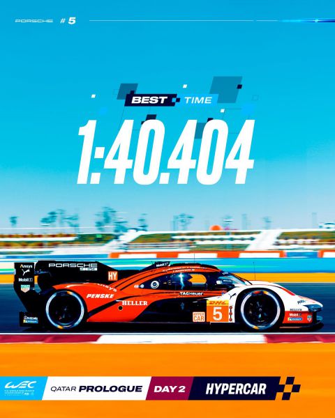 Qatar WEC Prologue - 2e dag Porsche 963