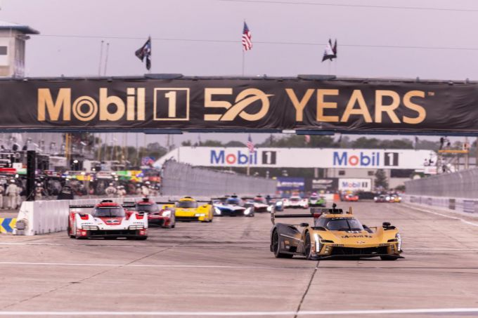 Nr01 Cadillac aan de leiding 12H Sebring 2024