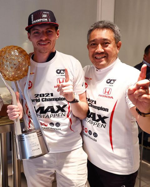 Max_en_Honda_chief_Masashi_Yamamoto