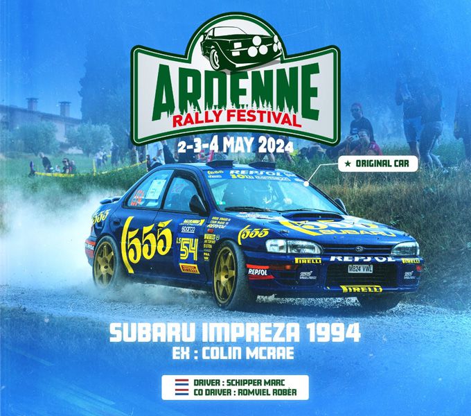 Ardenne Rally Festival - Subaru’s Impreza 555 ex-Colin McRae