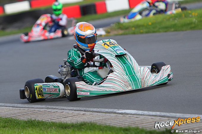 Sam Geluk racet naar podium