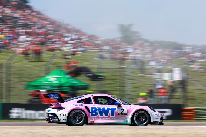 Porsche Mobil 1 Supercup in Imola Robert de Haan op P3