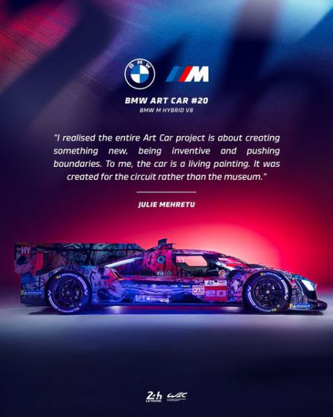 BMW Art Car Centre Pompidou Parijs #20 BMW M Hybrid V8 Foto 6