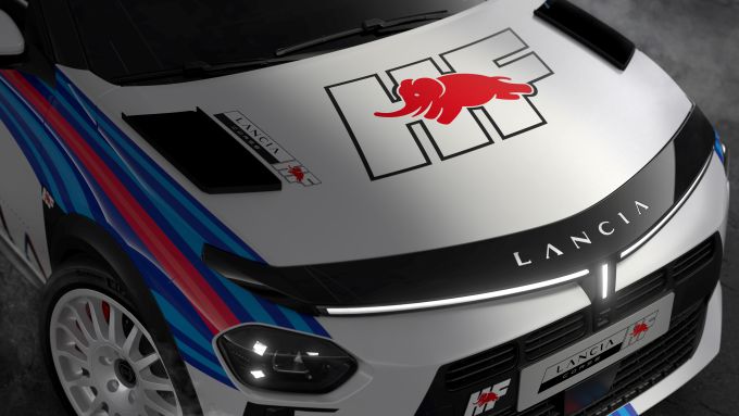 Lancia Ypsilon Rally 4 HF 2025 Foto 3 LOGO