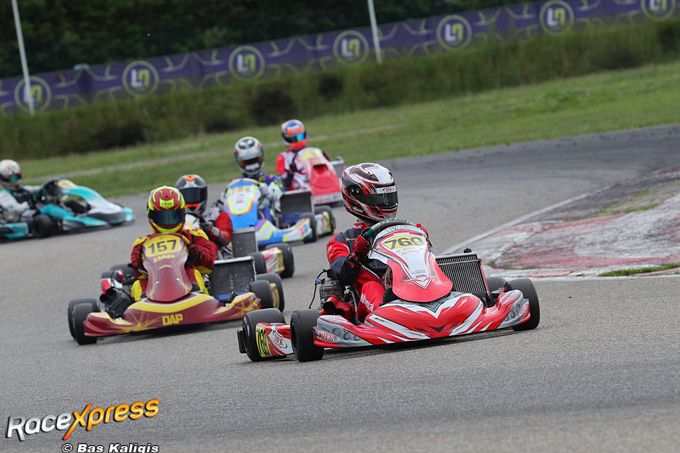 Milan Marzcak op weg naar podium in Genk