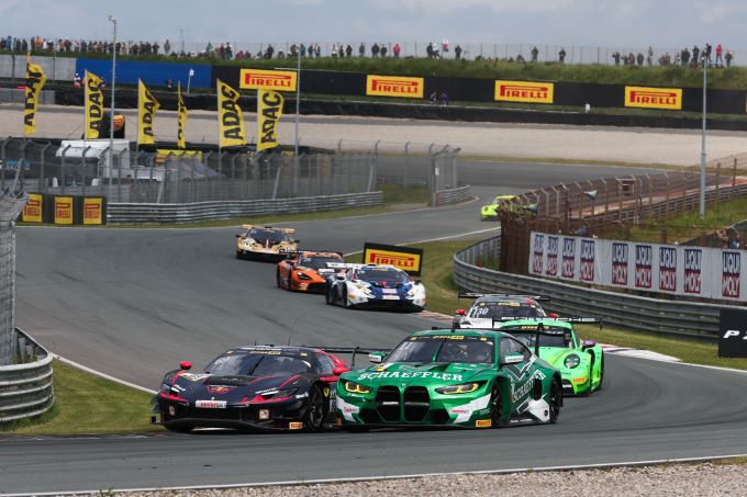 DTM Zandvoort 2024 Nr69_Thierry_Vermeulen_NLD_Ferrari_296_GT3_Emil_Frey_Racing_Nr11_Marco_Wittmann_DEU_BMW_M4_GT3_Schubert_Motorsport