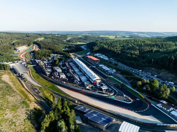 Centenary 24H of Spa 2024 Aston Martin winnaar Foto 13 circuit luchtfoto