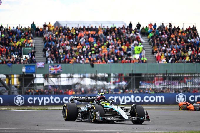 Lewis Hamilton F1 Mercedes winnaar GP Groot-Brittannie 2024 Foto 4