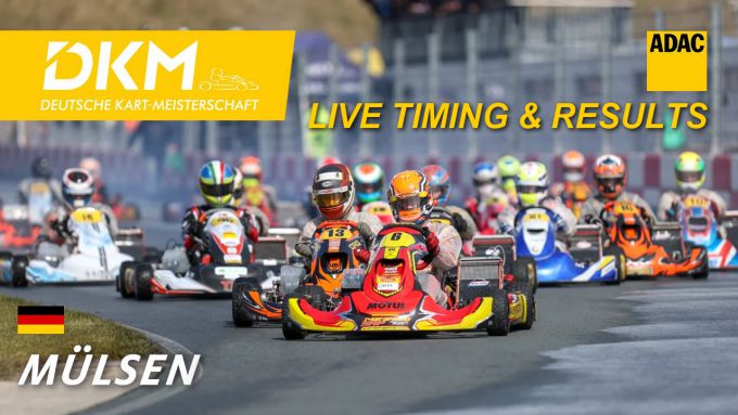 Live timing en uitslagen van de 5e Ronde DKM in de Arena E in Mulsen