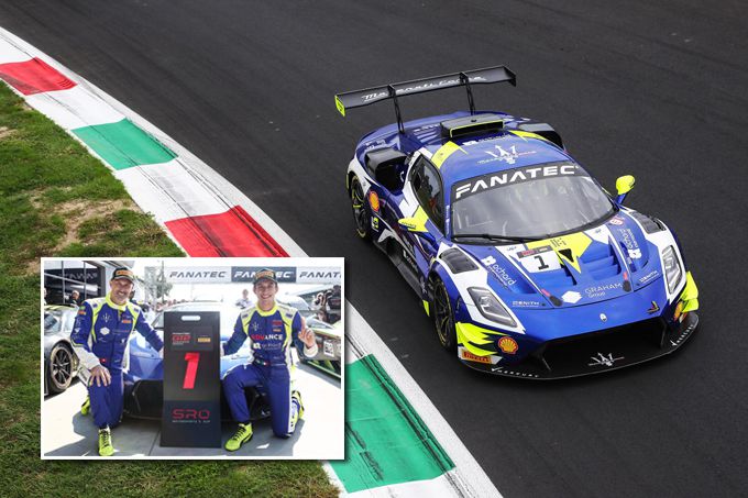 Maserati GT2 dominant op Autodromo Nazionale di Monza in Fanatec GT2 European Series powered by Pirelli