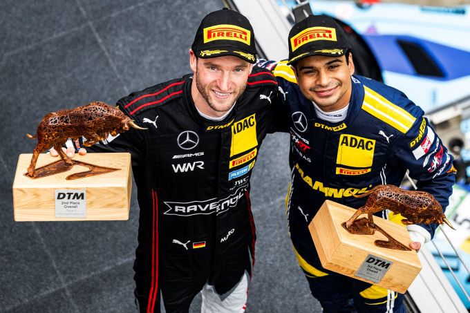 DTM Red Bull Ring 2024 Foto 5 Mercedes rijders P2 Maro Engel en P3 Arjun Mani