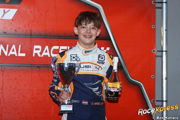 Devon Hagelen uit Elst in top 3 Benelux kampioenschap karting