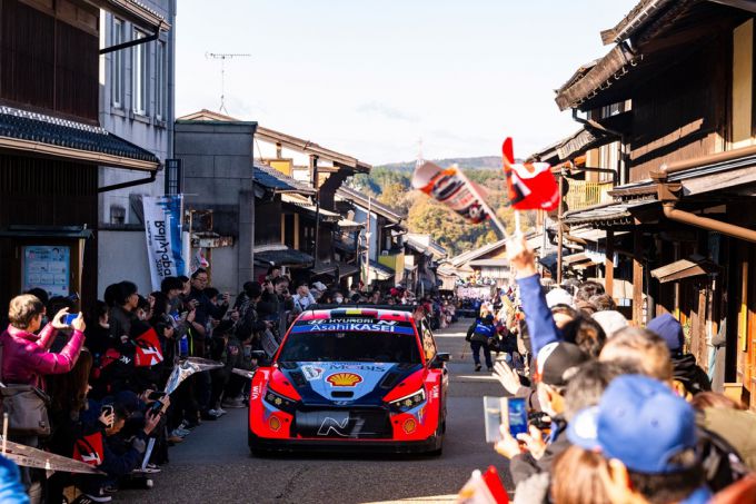 FIA World Rally Championship 2024 FORUM8 Rally Japan Foto 5 Ott Tanak Hyundai leiding