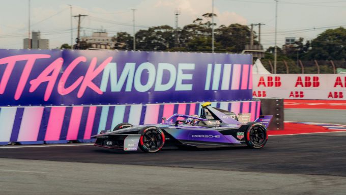 Porsche Pascal Wehrlein São Paulo E-Prix 6e FE-seizoen Foto 4