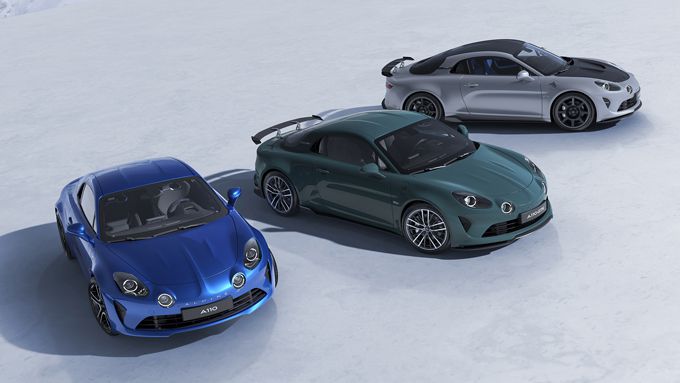 Alpine viert 70-jarig bestaan met speciale A110 R 70 en vernieuwd A110 gamma