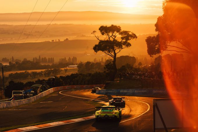 Bathurst 12H track by sunset