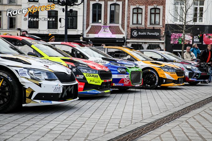 rally wagens close up